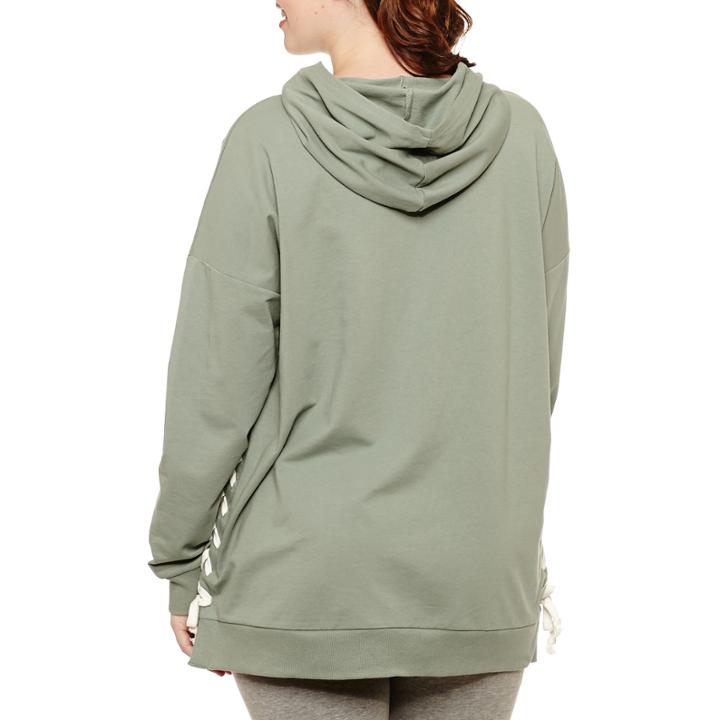 Flirtitude French Terry Hoodie- Juniors Plus