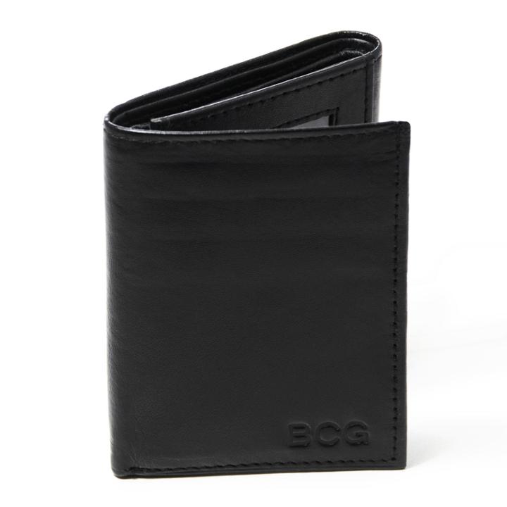 Personalized Tri-fold Genuine Leather Wallet