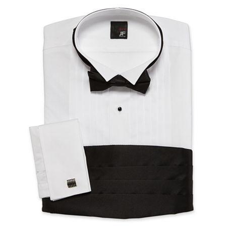 Jf J. Ferrar Tuxedo Shirt Set