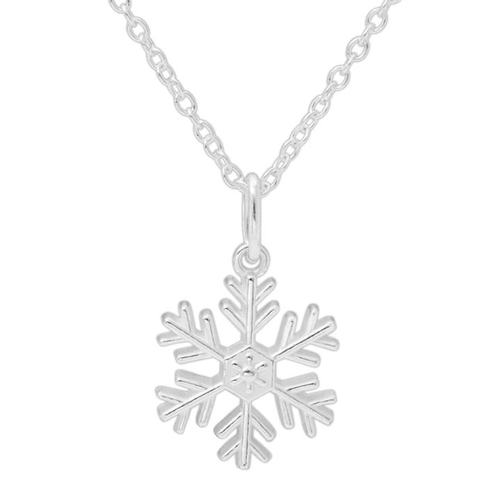 Disney Frozen Snowflake Sterling Silver Pendant Necklace