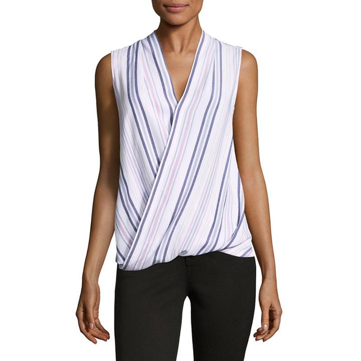 Liz Claiborne Wrap Front Tank Top