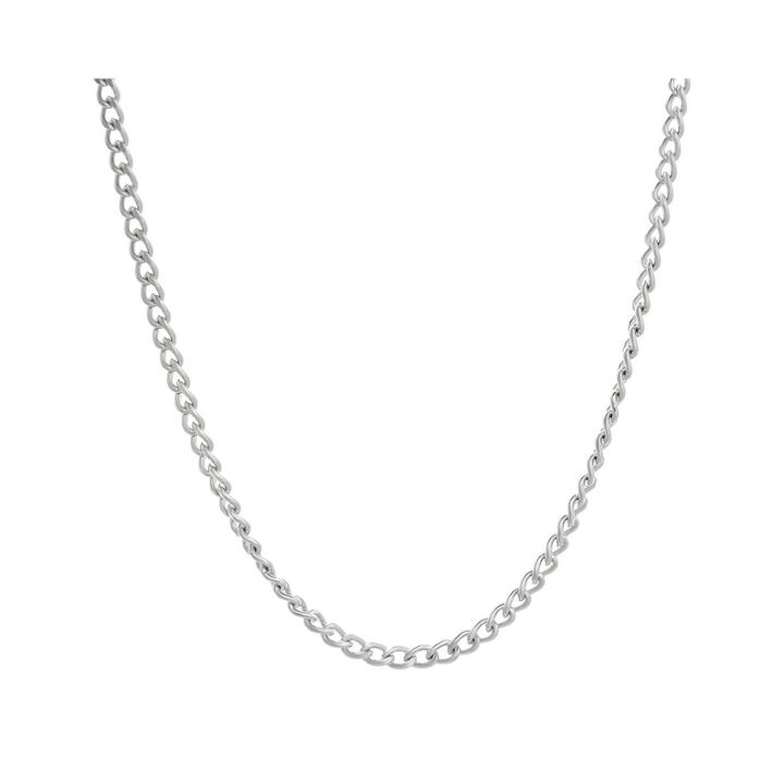 Mens Stainless Steel 30 3mm Curb Chain