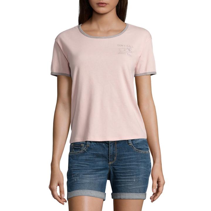 Don't Call Just Text Graphic T-shirt- Junior