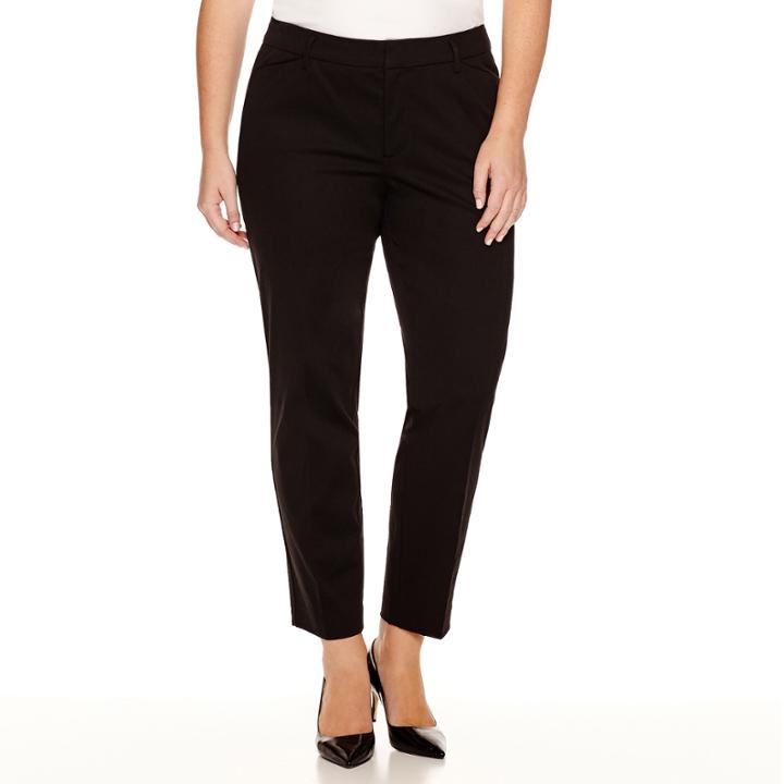 Stylus&trade; Crossover Ankle Pants - Plus