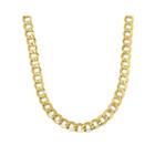 Made In Italy 14k Yellow Gold 24 Hollow Curb Chain