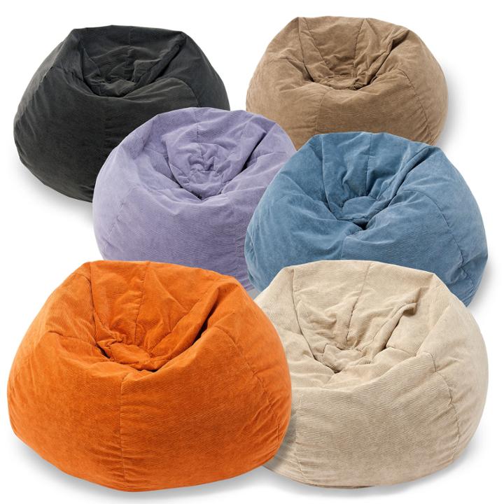 Corduroy Tear Drop Beanbag Chairs