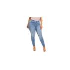 Fashion To Figure Lycra Beauty Vintage Wash Premium Skinny Jeans - Plus