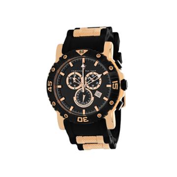 Christian Van Sant Womens Black Strap Watch-cv8412