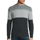 St. John's Bay Long-sleeve Striped Sweater