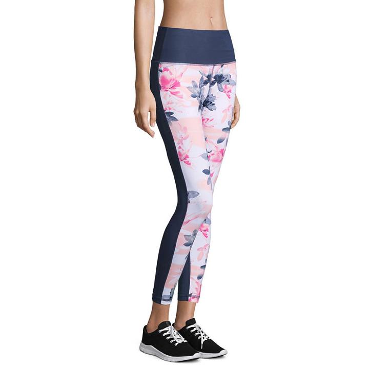 Xersion High Rise 7/8 Print Block Leggings