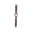 Olivia Pratt Flower Unisex Purple Strap Watch-17189