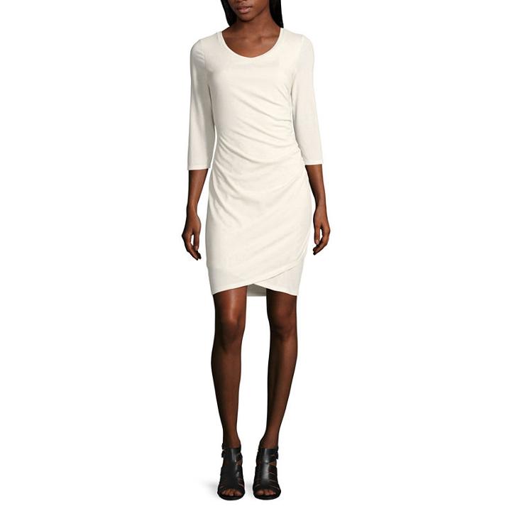 Scarlett 3/4 Sleeve Knit Sheath Dress