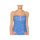Arizona Geo Linear Tankini Swimsuit Top-juniors