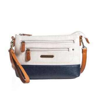 Stone Mountain Talia Vintage Leather East-west Charging Crossbody Bag