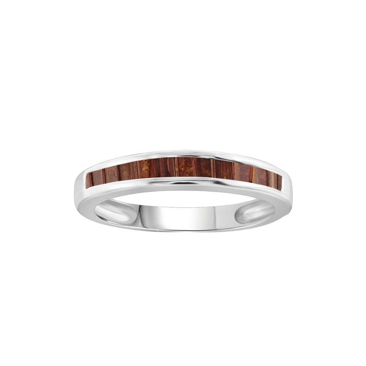 1/2 Ct. T.w. Color-enhanced Red Diamond Sterling Silver Band Ring