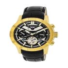 Heritor Mens Black Strap Watch-herhr4104