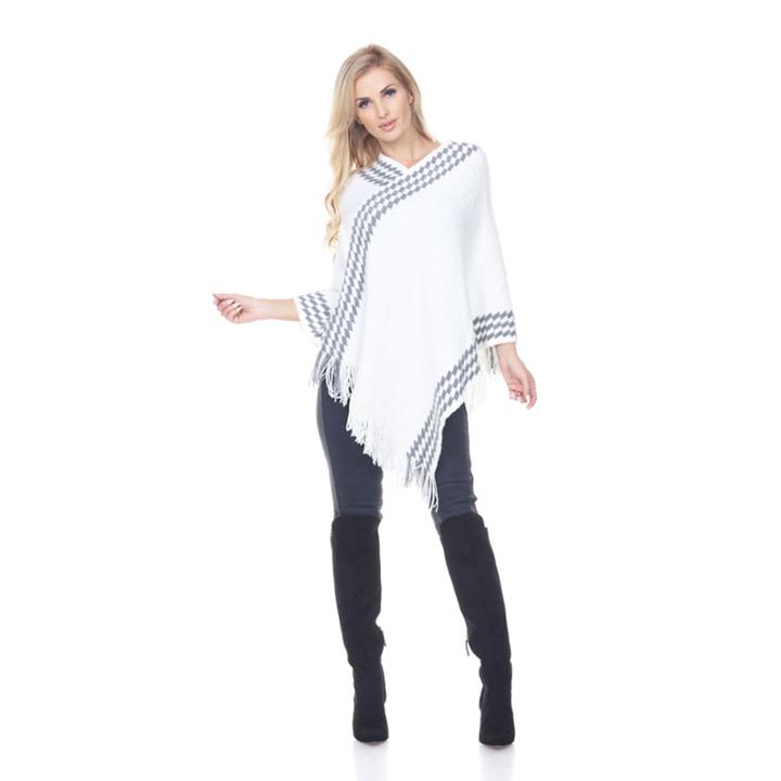 White Mark Nevaeh Poncho
