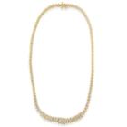 Womens 2 Ct. T.w. White Diamond 10k Gold Pendant Necklace