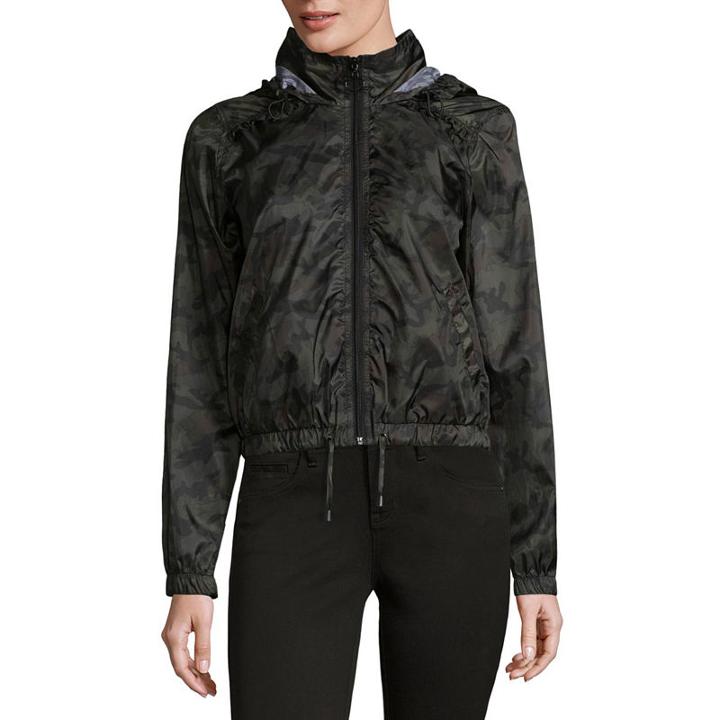 Rewind Hooded Lightweight Camouflage Softshell Jacket-juniors