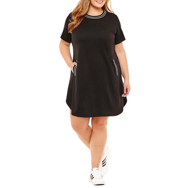 Alyx Short Sleeve Shift Dress - Plus