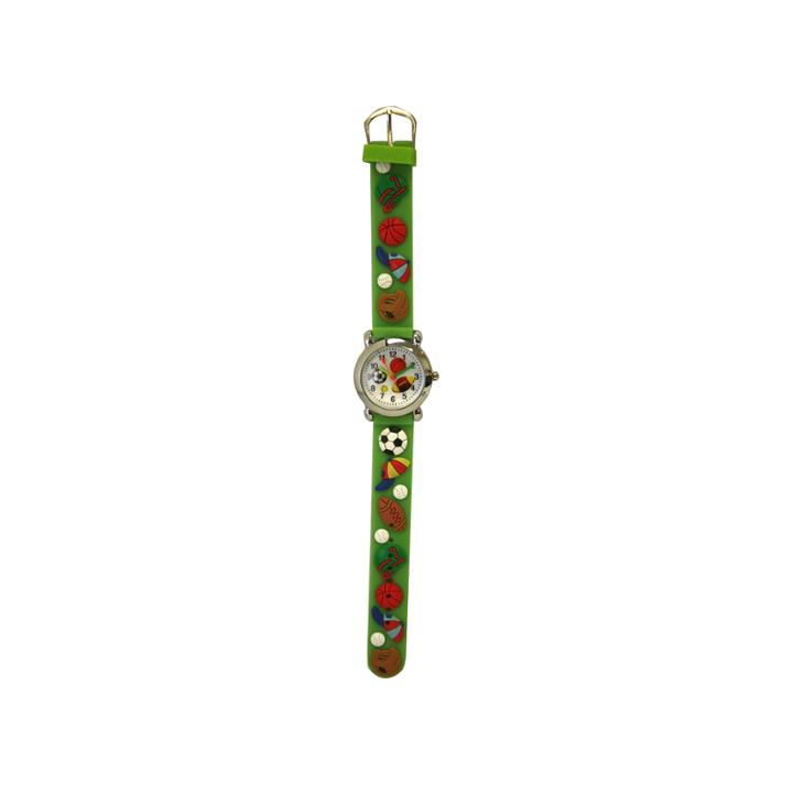 Olivia Pratt Sports Unisex Green Strap Watch-17174
