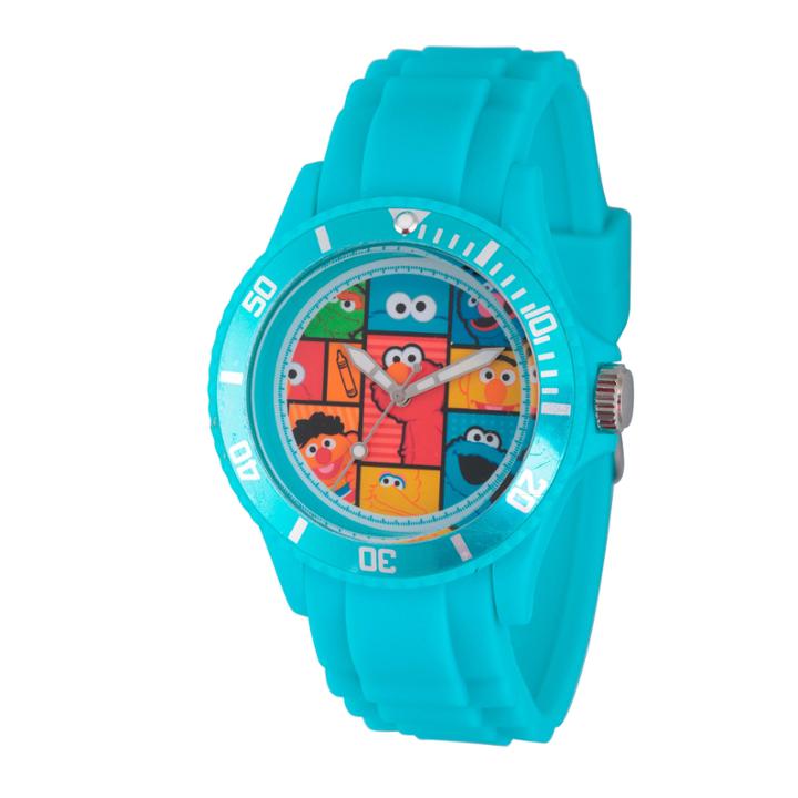 Sesame Street Unisex Blue Strap Watch-wss000008
