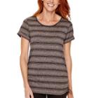 Made For Life&trade; Short-sleeve Shirred-side Tunic - Tall