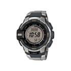 Casio Protrek Mens Stainless Steel Strap Solar Chronograph Watch Prg270d-7cr