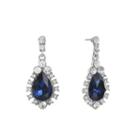 Monet Jewelry Blue Round Drop Earrings