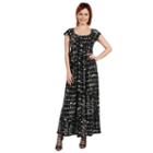 24seven Comfort Apparel Tara Multicolor Patchworkdress - Plus