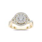 3/4 Ct. T.w. Diamond 10k Yellow Gold Engagement Ring