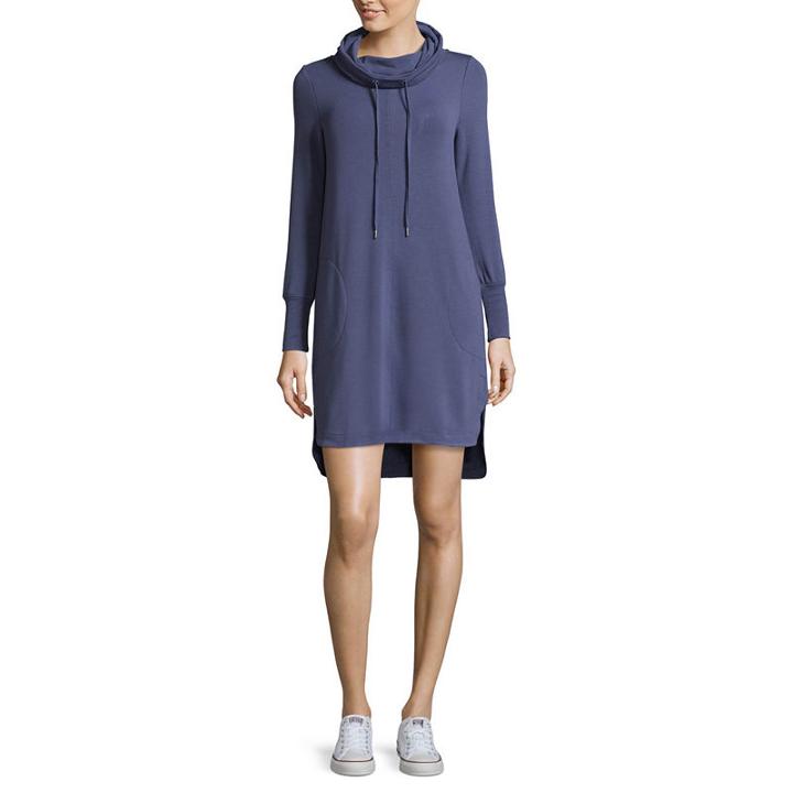Spense Cowled Shirtail Dress