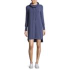 Spense Cowled Shirtail Dress