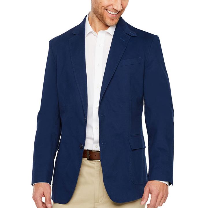 Stafford Slim Fit Basketweave Sport Coat