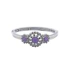 Liz Claiborne Womens Purple Jewelry Set