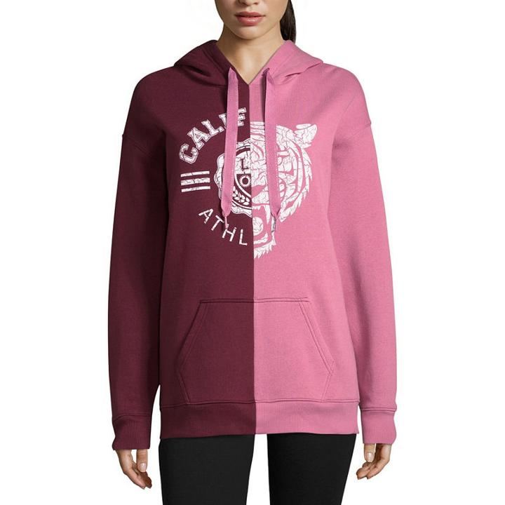 Flirtitude Split Graphic Sweatshirt - Juniors