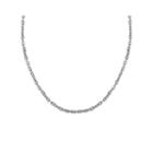 Silver Reflections&trade; Stainless Steel Oval Link Necklace