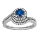 Womens 3/8 Ct. T.w. Diamond White Engagement Ring