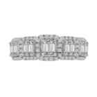 Diamond 10k White Gold Engagement Ring 1