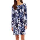 Nicole By Nicole Miller Long-sleeve Shift Dress