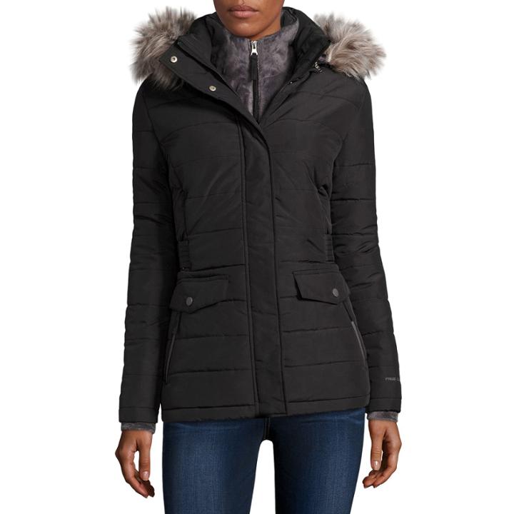 Free Country Side-tab Short Puffer Jacket