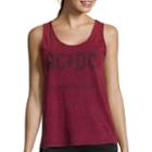 Burnout Ac/dc Graphic Muscle Tank Top