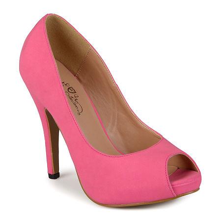 Journee Collection Lois Peep-toe Pumps