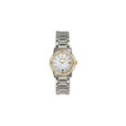 Bulova Womens Diamond-accent Mother-of-pearl Watch 98r107