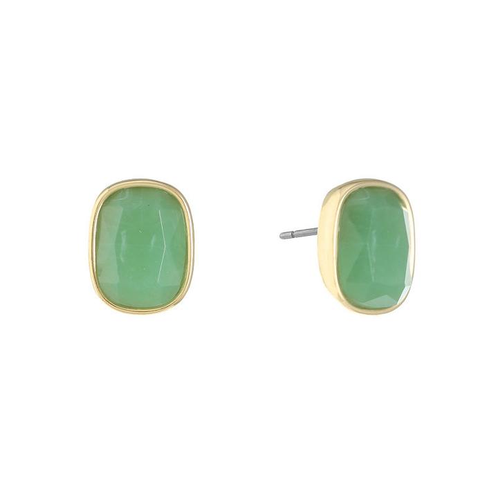 Monet Jewelry Green 19.1mm Stud Earrings