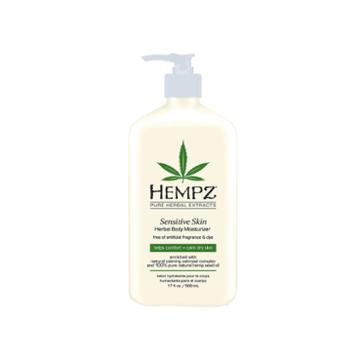 Hempz Sensitive Skin Herbal Body Moisturizer - 17 Oz.