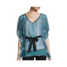 Alyx Short-sleeve Cold-shoulder Tie-front Top