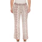 Rewash Print Linen Pants - Juniors Plus