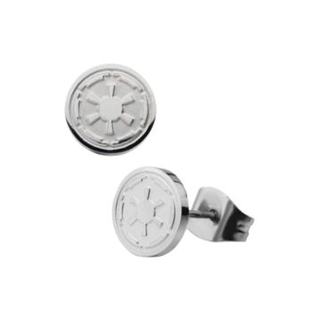 Star Wars Stainless Steel Galactic Empire Stud Earrings