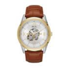 Relic Mens Brown Strap Watch-zr77280